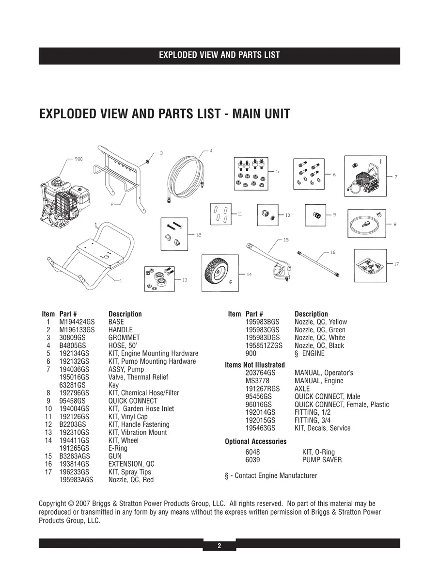 BRIGGS AND STRATTON, 020225-0, IPL.2